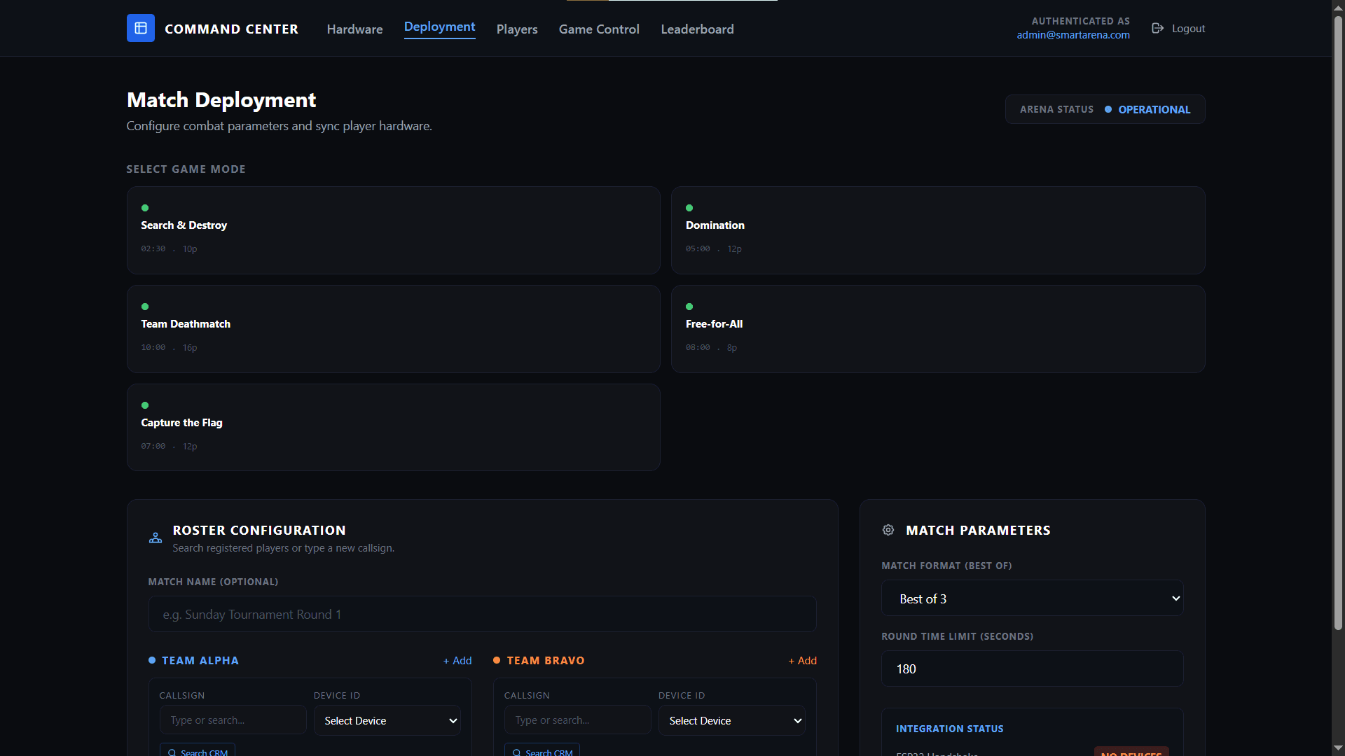 Arena Management System screenshot 3