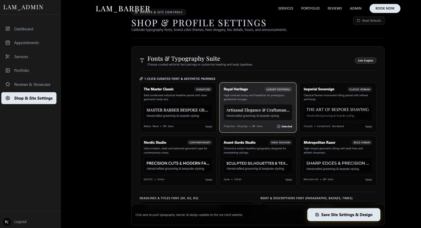 Barber Availability & Reservation System screenshot 5