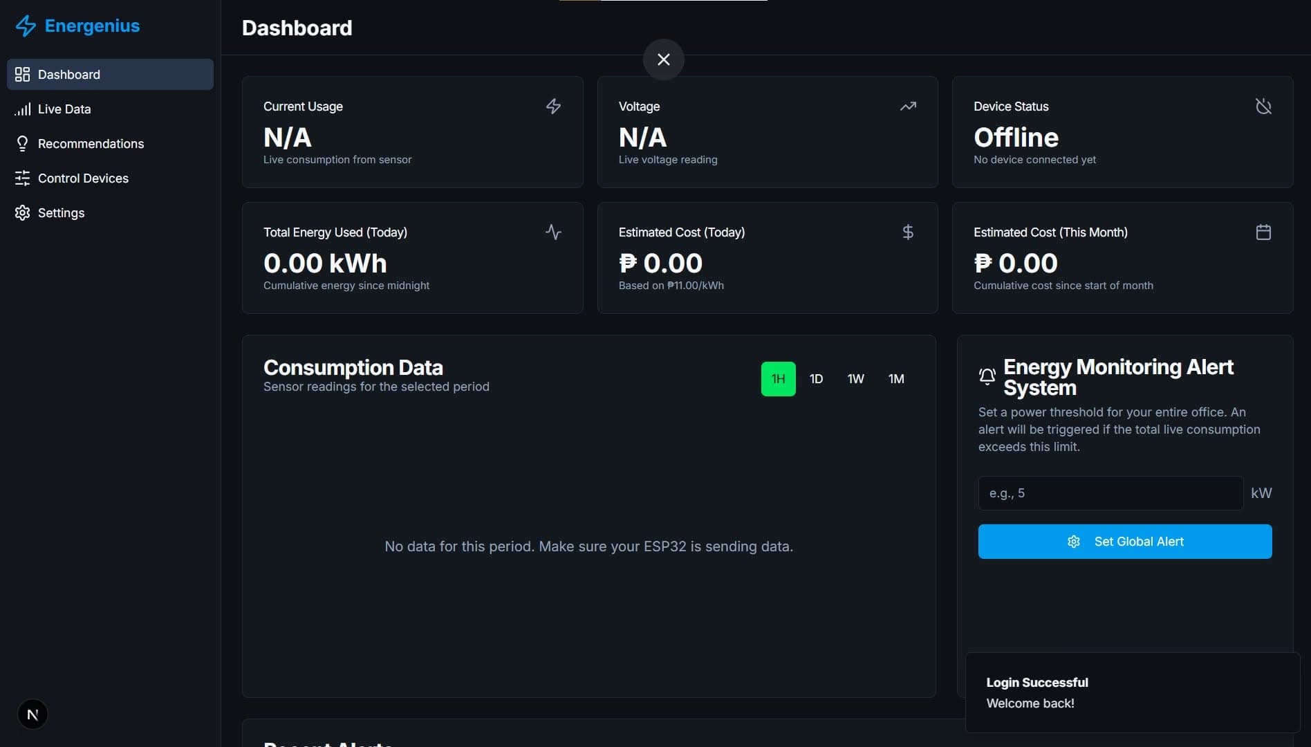 Energenius screenshot 3