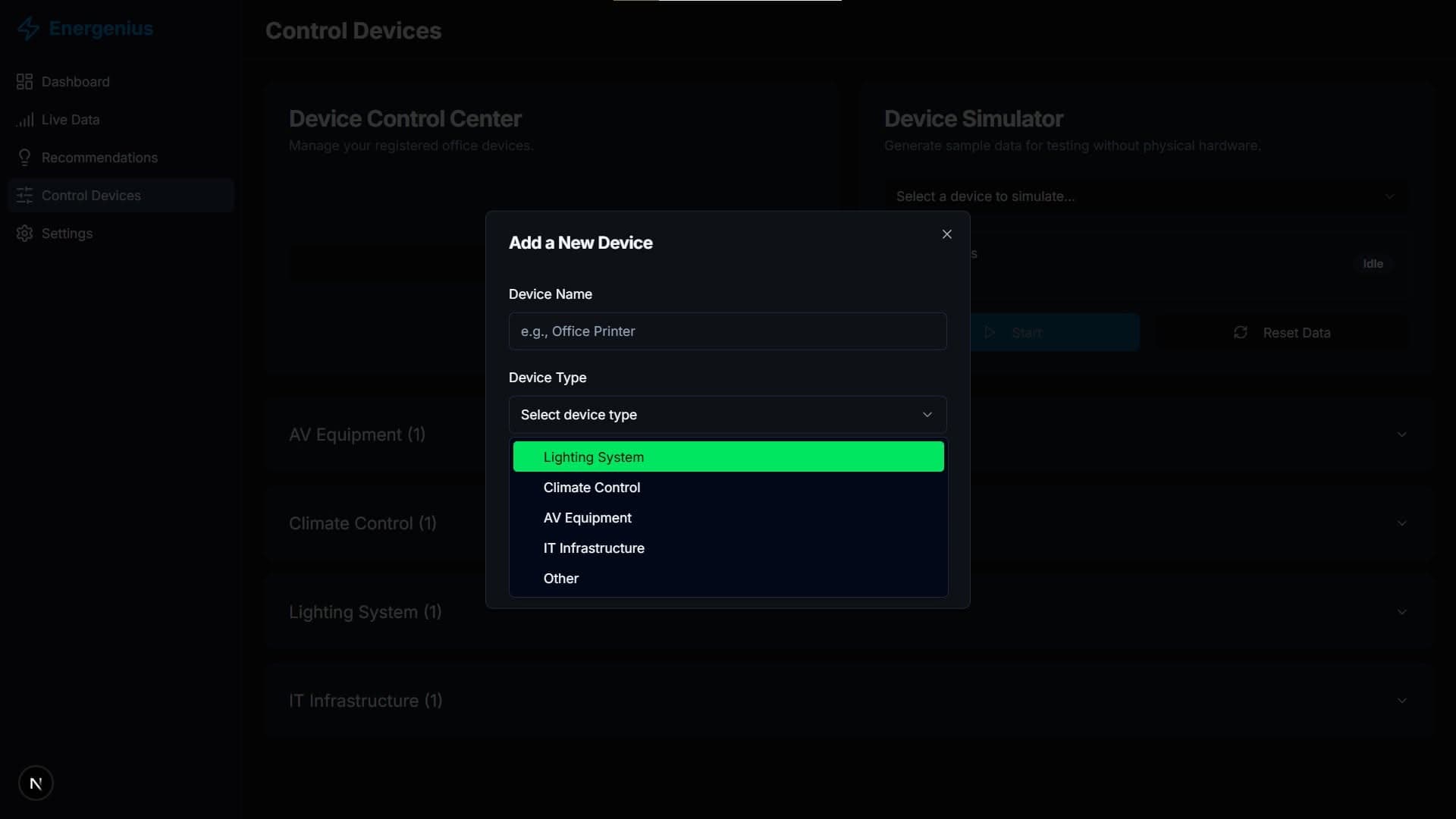 Energenius screenshot 4