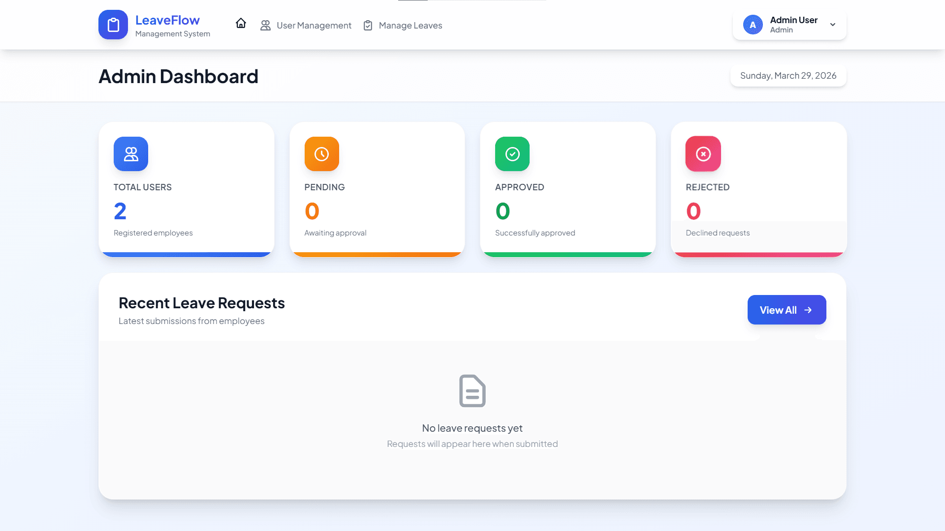 Leave Request System screenshot 3