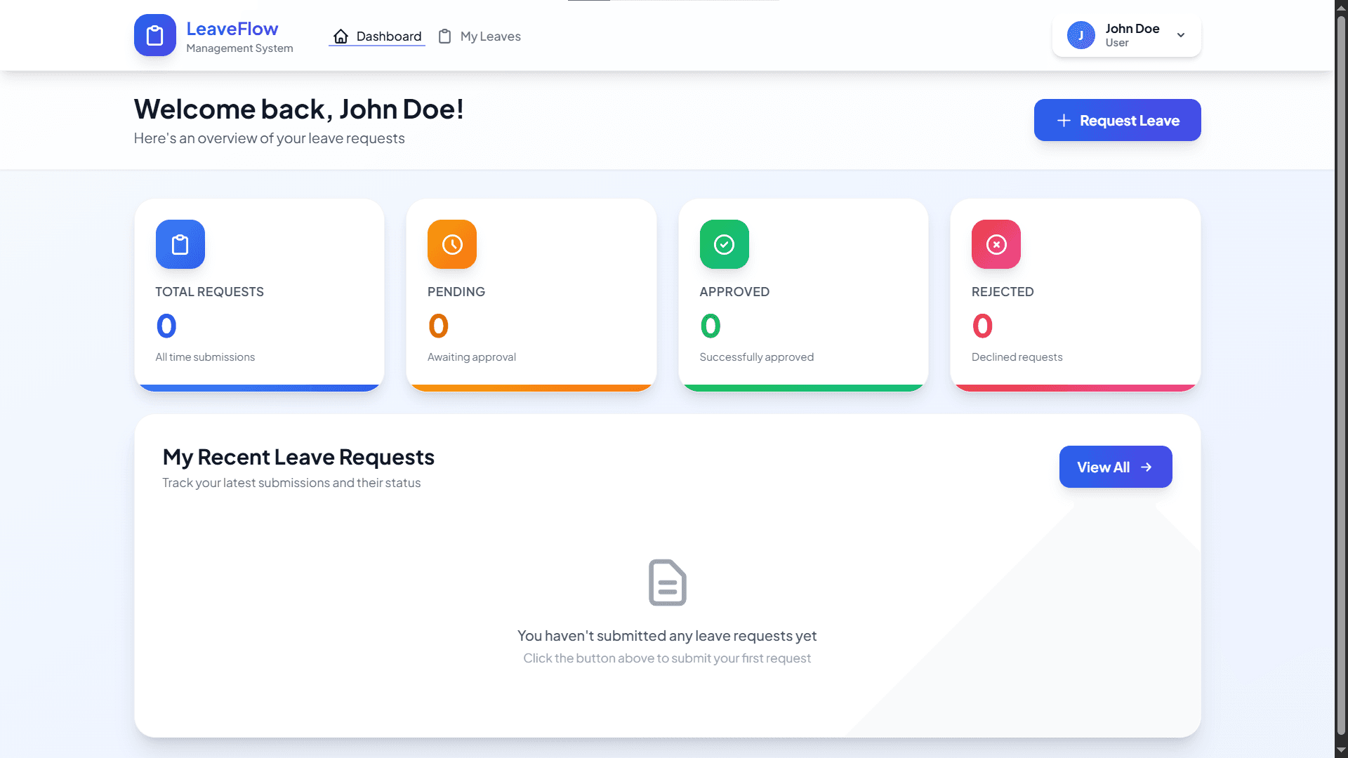 Leave Request System screenshot 4