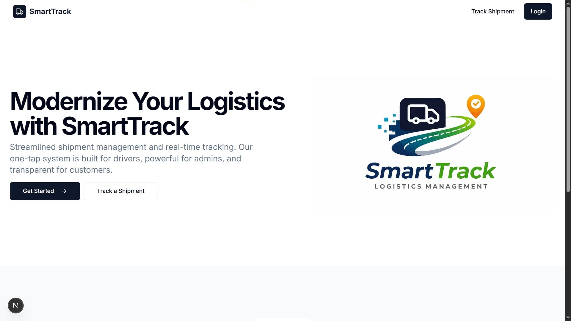 Logistics Management System screenshot 2